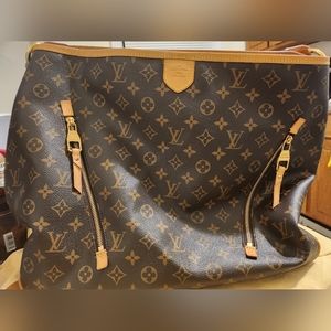 Louis Vuitton delightful handbag monogram canvas GM brown